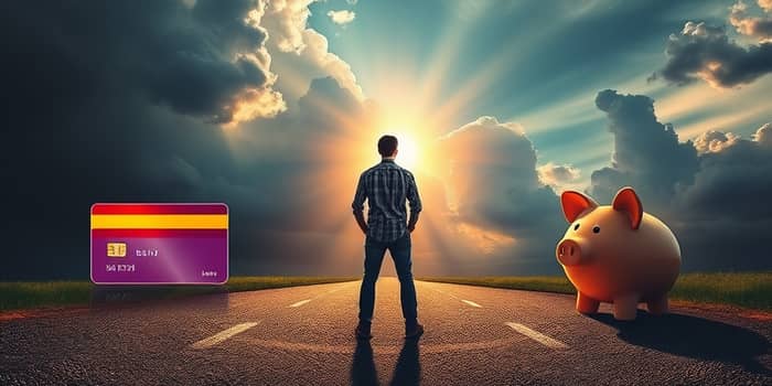 Limit credit card use during financial instability
